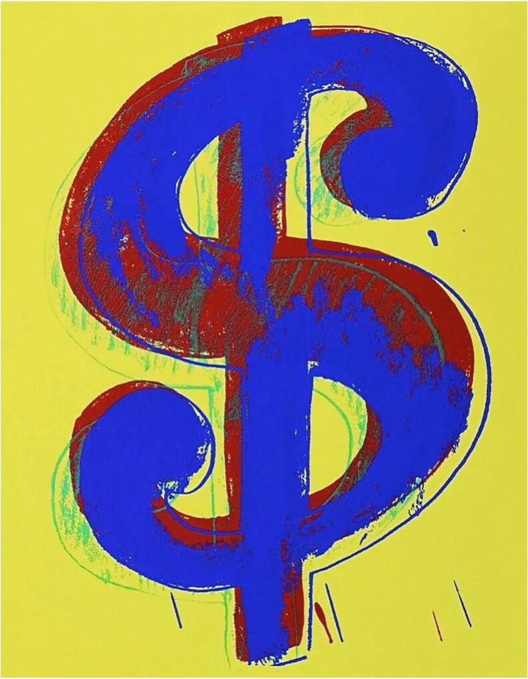 Andy Warhol Dollar Yellow
