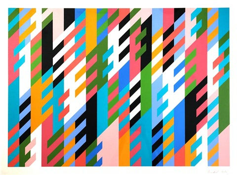 Bridget Riley, New Day, 1988