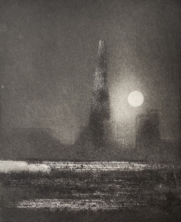 Jason Hicklin, The Thames. Queenhithe (Midnight), 2021