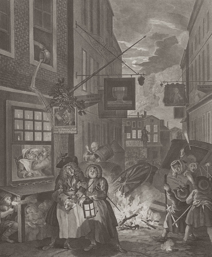 William Hogarth Night (The Four Times of Day), 1738
