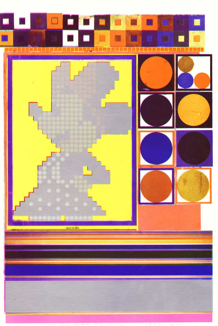 Eduardo Paolozzi, Inside Down Under...What are the building blocks of structuralism?, 1965-70