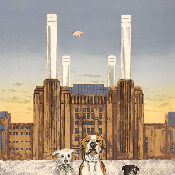 Mychael Barratt, Wes Anderson’s Dogs - Battersea Power Station, 2022