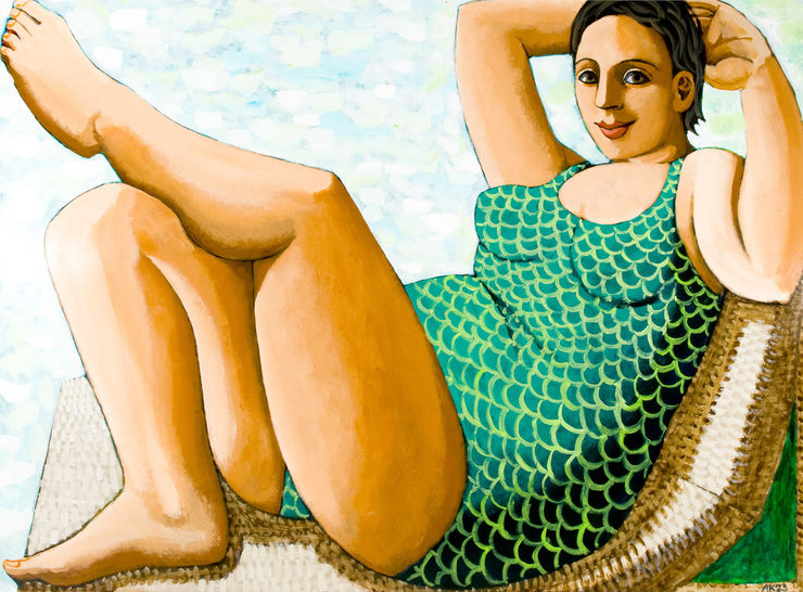 Anita Klein La Nuotatrice Grande (Large Bather), 2023