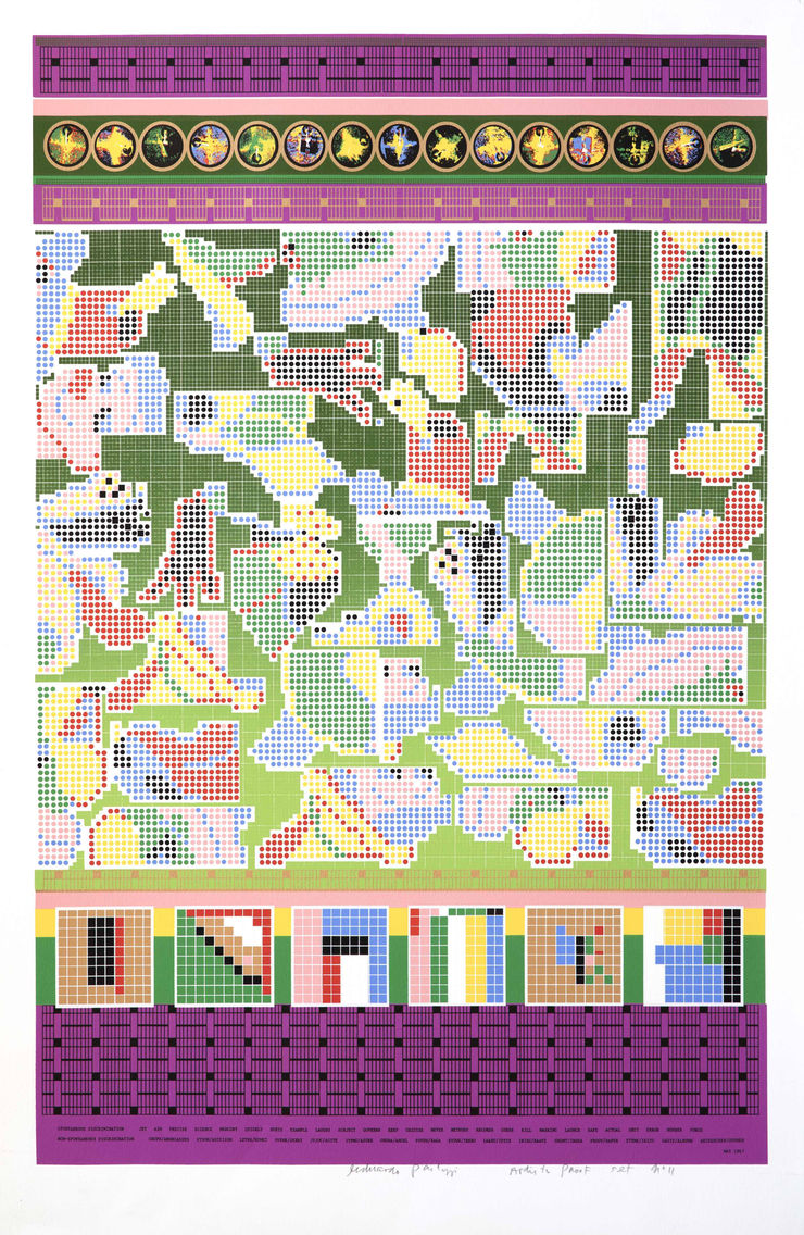 Eduardo Paolozzi, Spontaneous Discrimination White Non-Spontaneous Discrimination, 1967