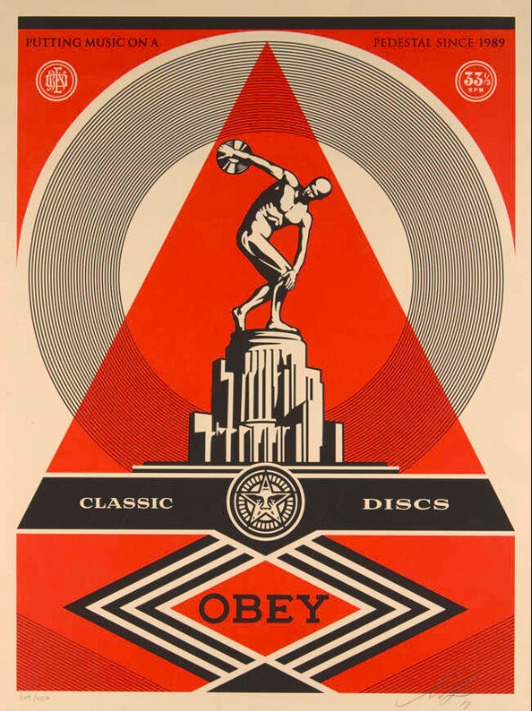 Shepard Fairey Pedestal, 2013