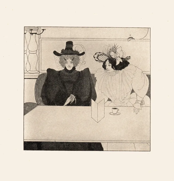 Christmas Secret Bid Auction 2025, LOT 15: Audbrey Beardsley - Black Coffee, 1899