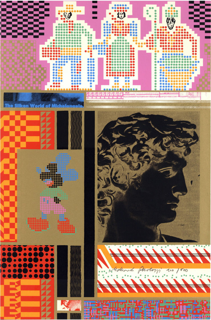 Eduardo Paolozzi The Silken World of Michelangelo (from Moonstrips Empire News), 1967