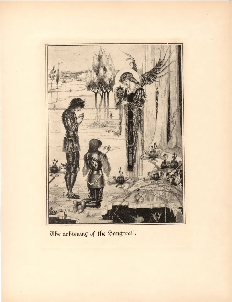 Christmas Secret Bid Auction 2025, LOT 14: Aubrey Beardsley - The Achieving of the Sangreal, 1893-1894
