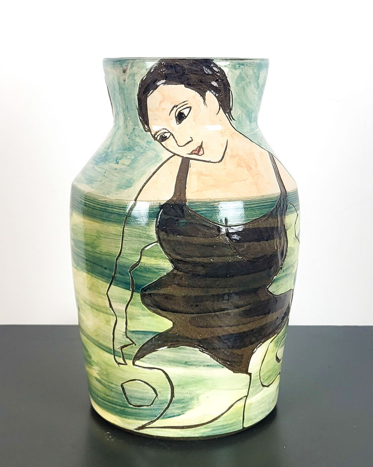 Anita Klein Standing in the Lake, 2024