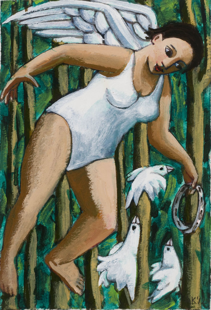 Anita Klein Studio Sale, Angel with Tambourine, 2012