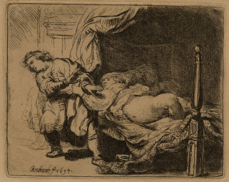 Rembrandt Van Rijn Joseph and Potiphar's Wife, 1634