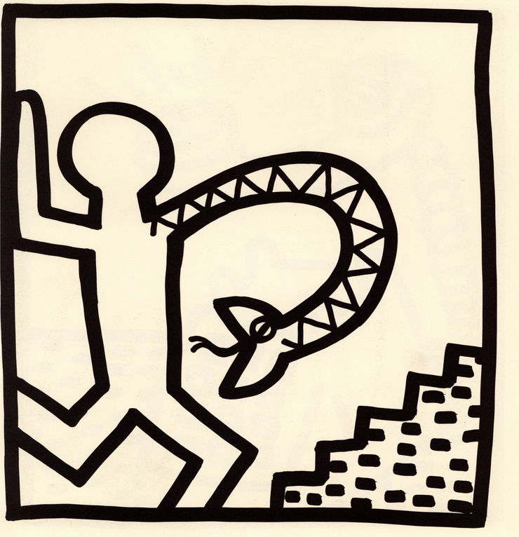 Keith Haring Coloring Book X, 1982