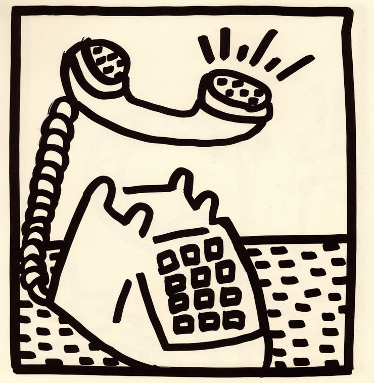 Keith Haring Coloring Book IX, 1982