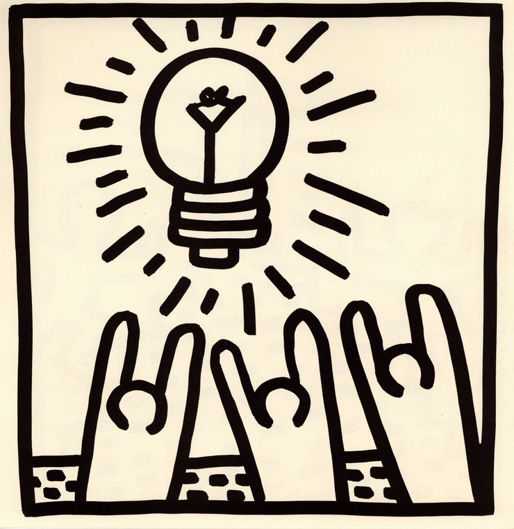 Keith Haring Coloring Book XI, 1982