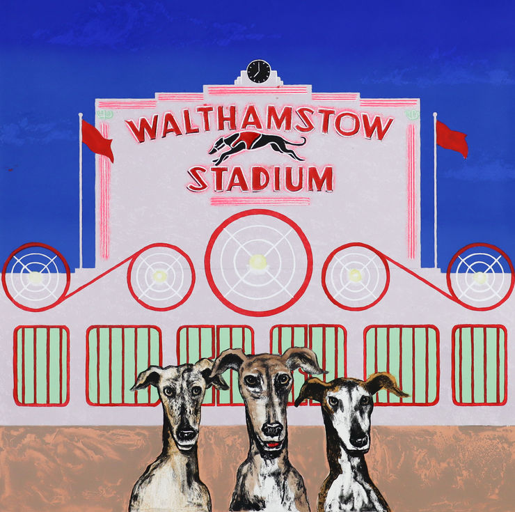 Mychael Barratt, Wes Anderson’s Dogs - Walthamstow Stadium, 2025