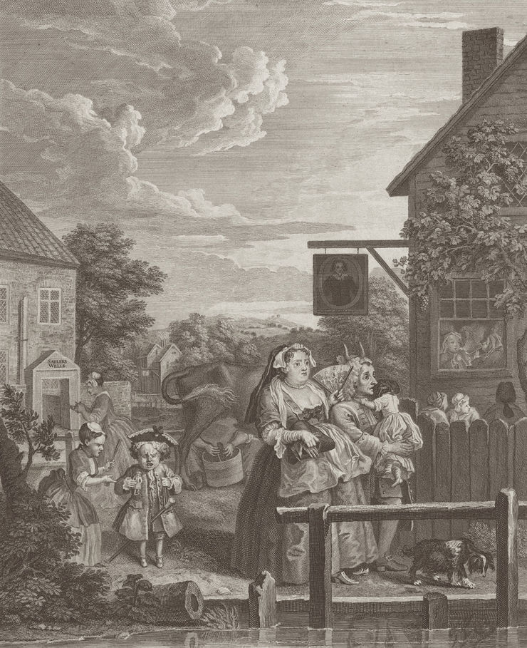 William Hogarth Evening (The Four Times of Day), 1738