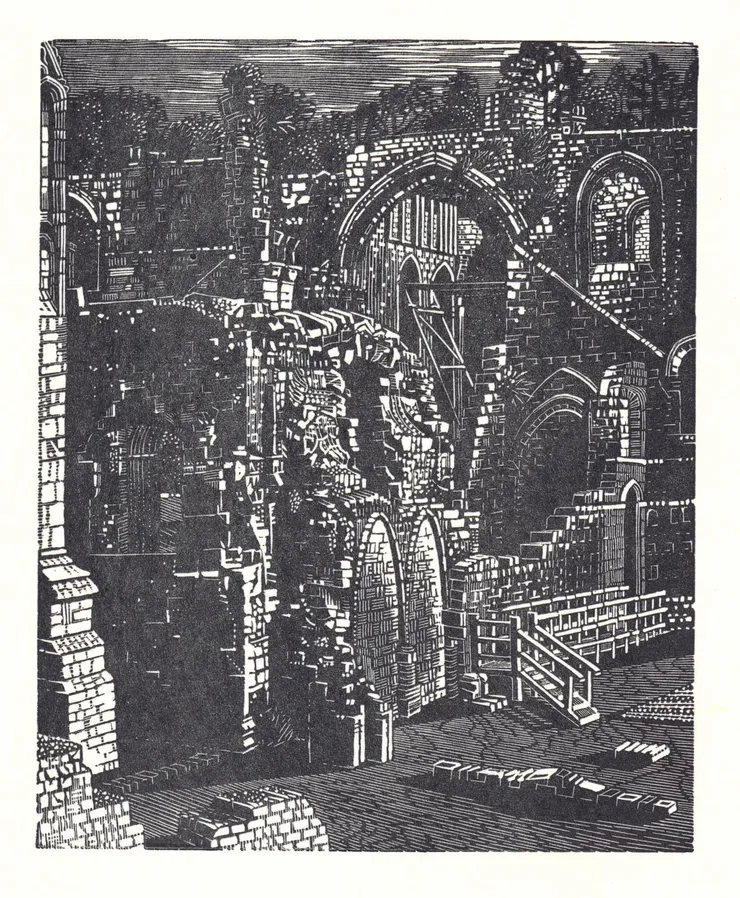 Anne Desmet, Abbey After Rain, 2026