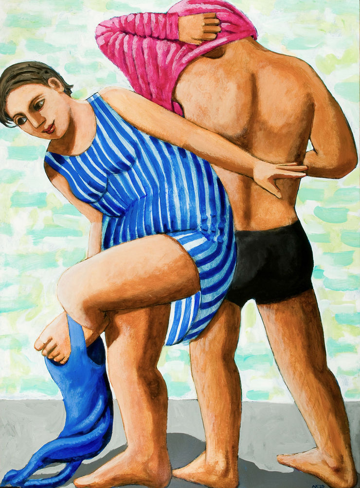 Anita Klein Cambio dopo Nuotare (Changing after Swimming), 2023