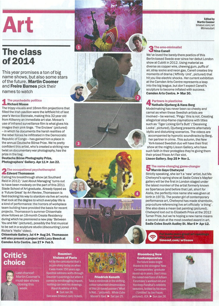 Richard Mosse in Time Out London