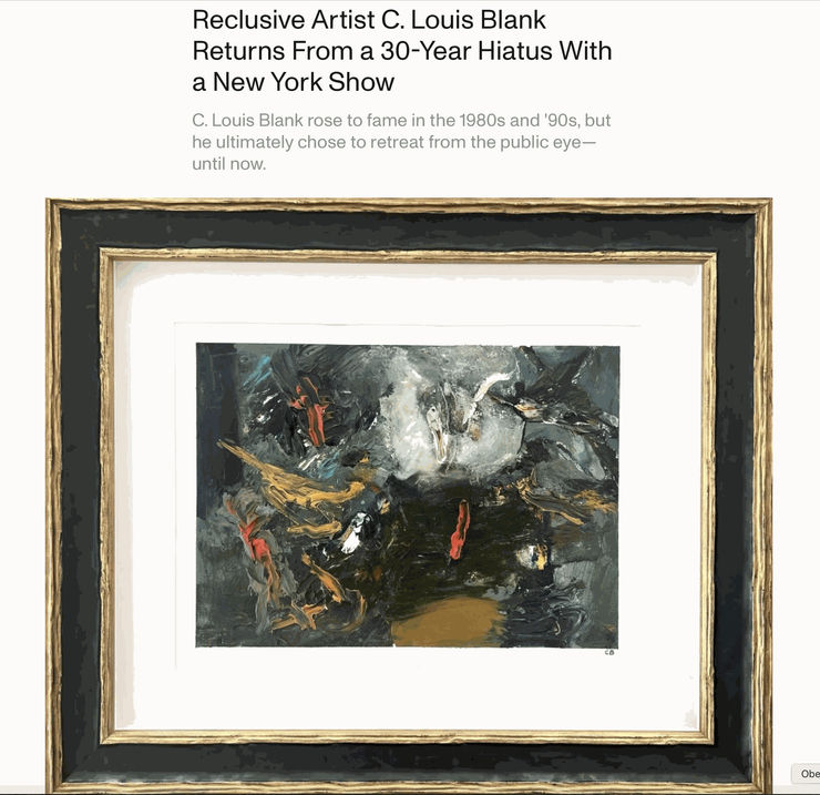 https://news.artnet.com/art-world/reclusive-artist-c-louis-blank-returns-from-a-30-year-hiatus-with-a-new-york-show-2476260
