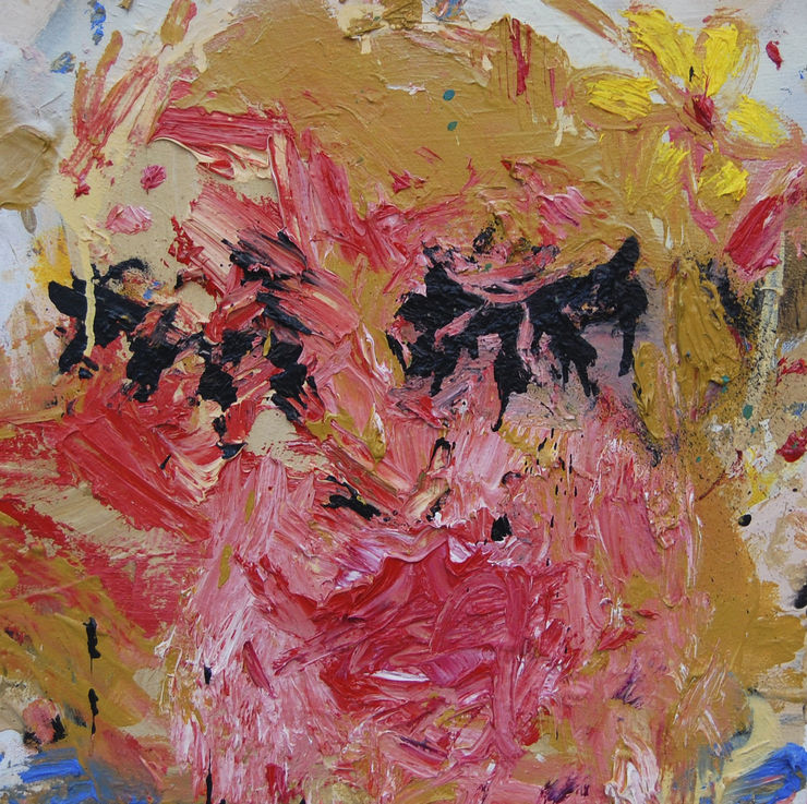 Tamim Sibai Untitled (Expressions in Action), 2021 Acrylic and spray paint on canvas 40 x 40 cm 15 3/4 x 15 3/4 in