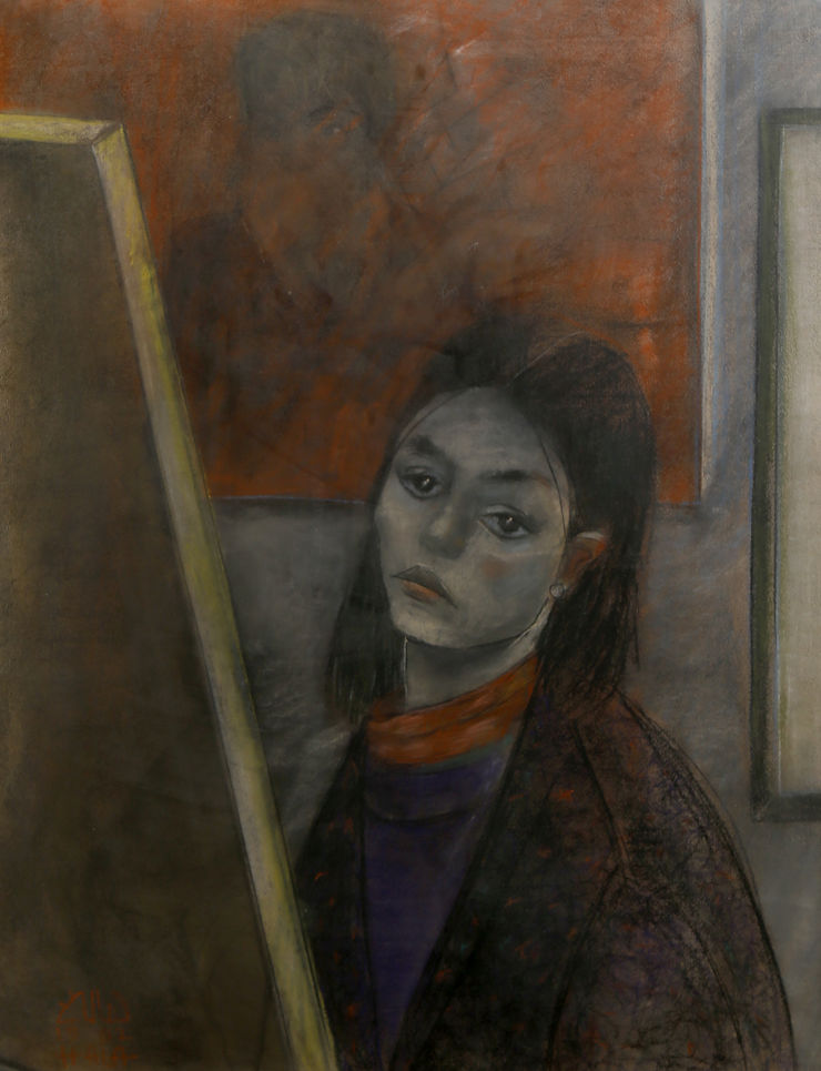 Hala Faisal Untitled, 1992 Pastel on paper 65 x 50 cm 25 1/2 x 19 3/4 in