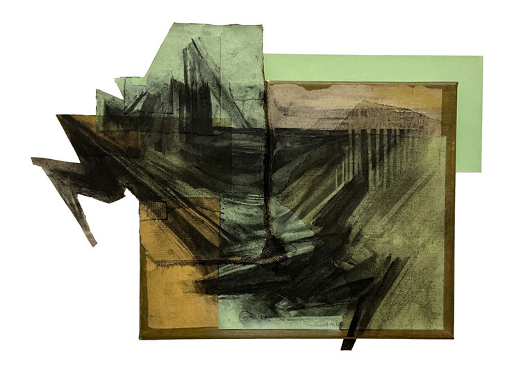 Untitled 2025 Mixed Media On Canvas 42 X 32 Cm