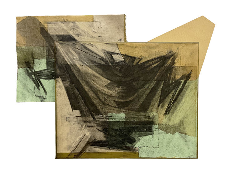 Untitled 2025 Mixed Media On Canvas 42 5 X 31 Cm