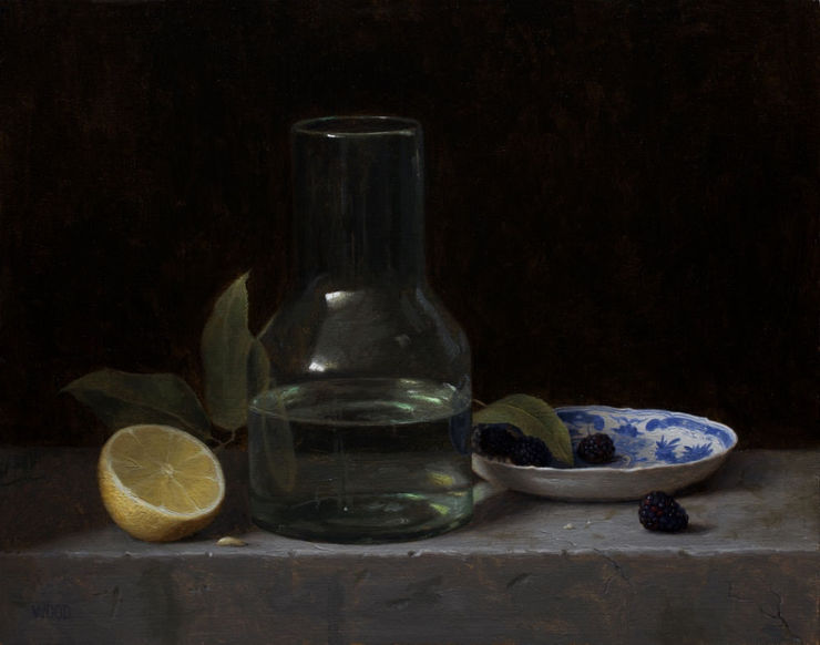 Lemon And Blackberries 11X14 Oilcanvas 2018 W1000 H1000 1000X786