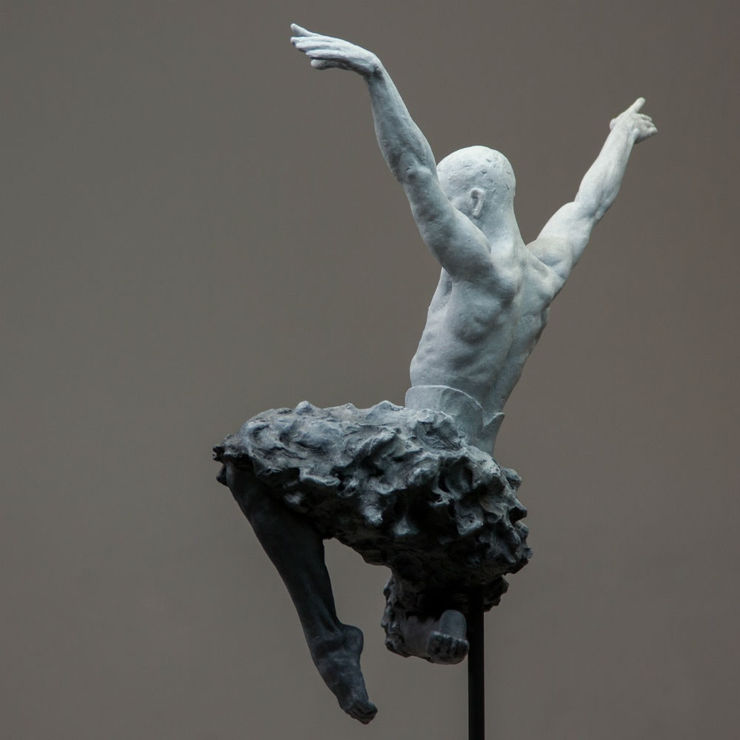 Coderch & Malavia - Swan Soul, backside - 2018 - brons - 77 x 44 x 29 cm