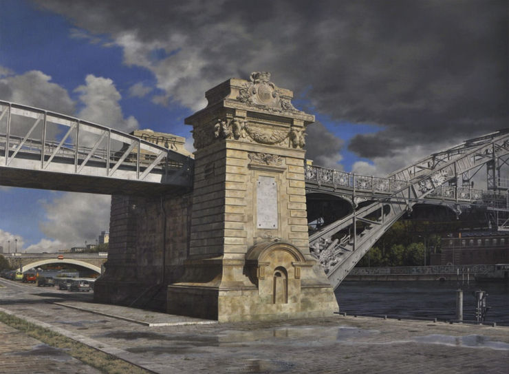 Dimitri Desiron - Viaduct - 2017 - olieverf op doek - 80 x 110 cm