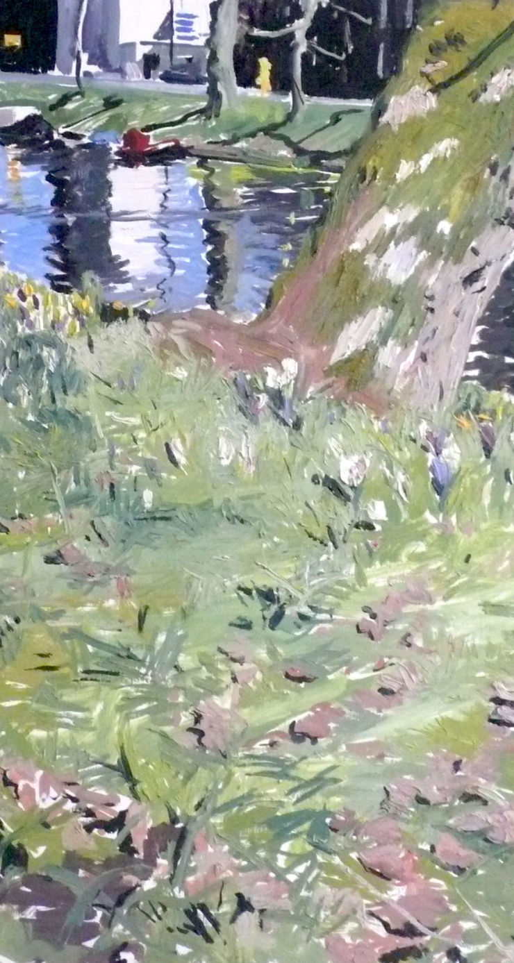 Jim Harris - Singel Utrecht - 2017 - Olieverf op paneel - 60 x 40 cm