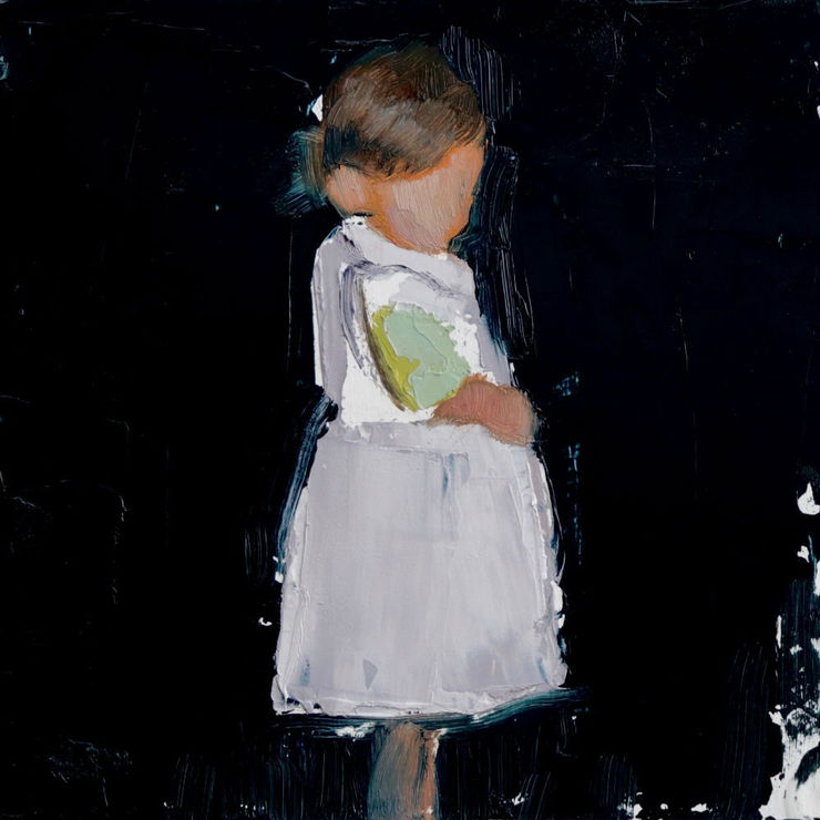 Nicolas Sanchez - Baby Prima - 2017 - olieverf op paneel - 15 x 15 cm