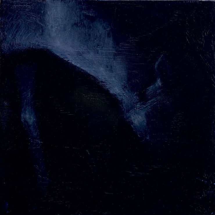 Nicolas Sanchez - Dwelling - 2017 - olieverf op paneel - 15 x 15 cm