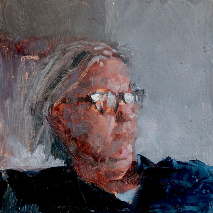 Nicolas Sanchez - Growth - 2017 - olieverf op paneel - 15 x 15 cm