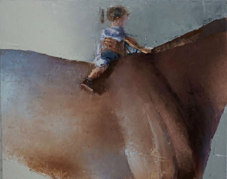 Nicolas Sanchez - Petro's Verse - 2017 - olieverf op doek - 61 x 76 cm