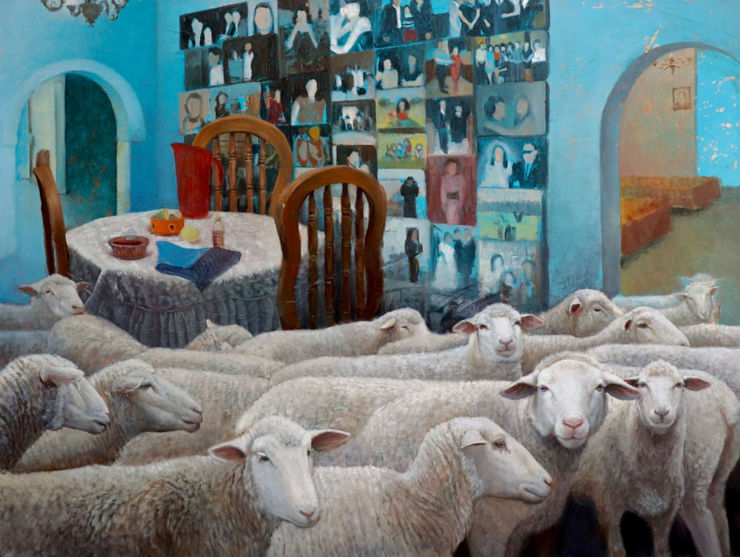 Nicolas Sanchez - Seconds to hours - 2017 - Olieverf op doek - 91 x 122 cm