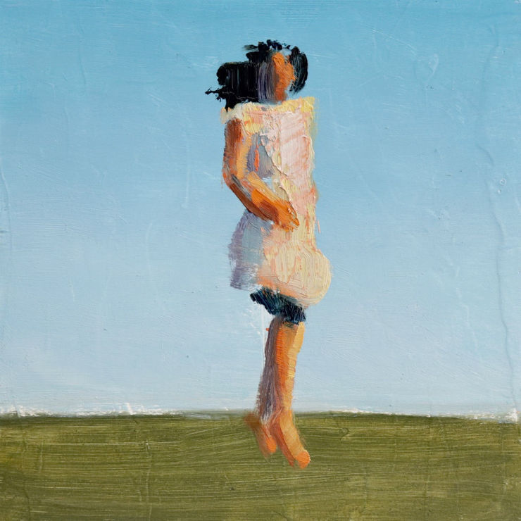 Nicolas Sanchez - Ten Cuidado - 2017 - olieverf op paneel - 20 x 20 cm