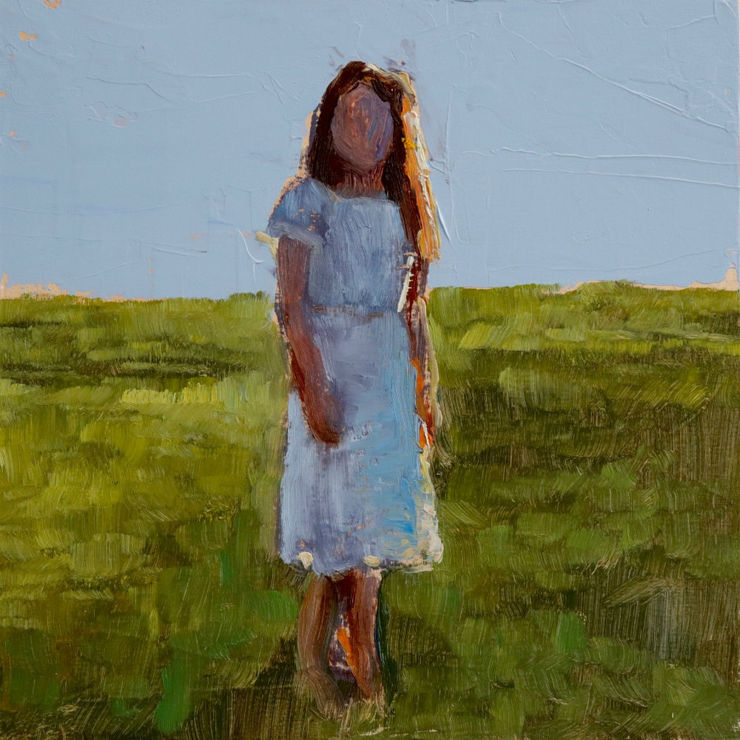 Nicolas Sanchez - The Difference - 2017 - olieverf op paneel - 20 x 20 cm