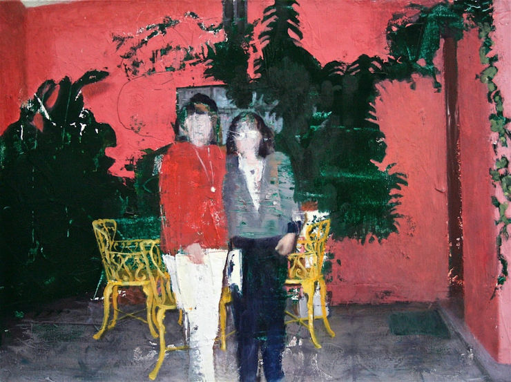 Nicolas Sanchez - Tourmaline - 2016 - olieverf op doek - 35 &times; 43 cm