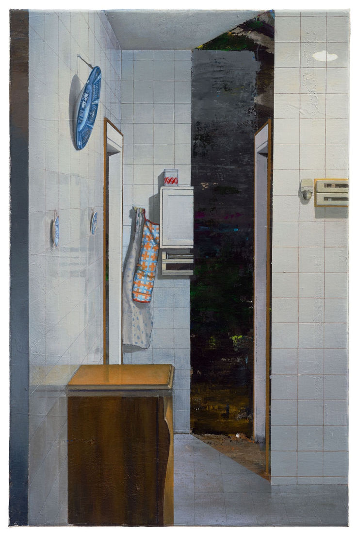 Carlos Sagrera - Inside the shadow - 2016 - acrylverf op doek - 56 x 37 cm