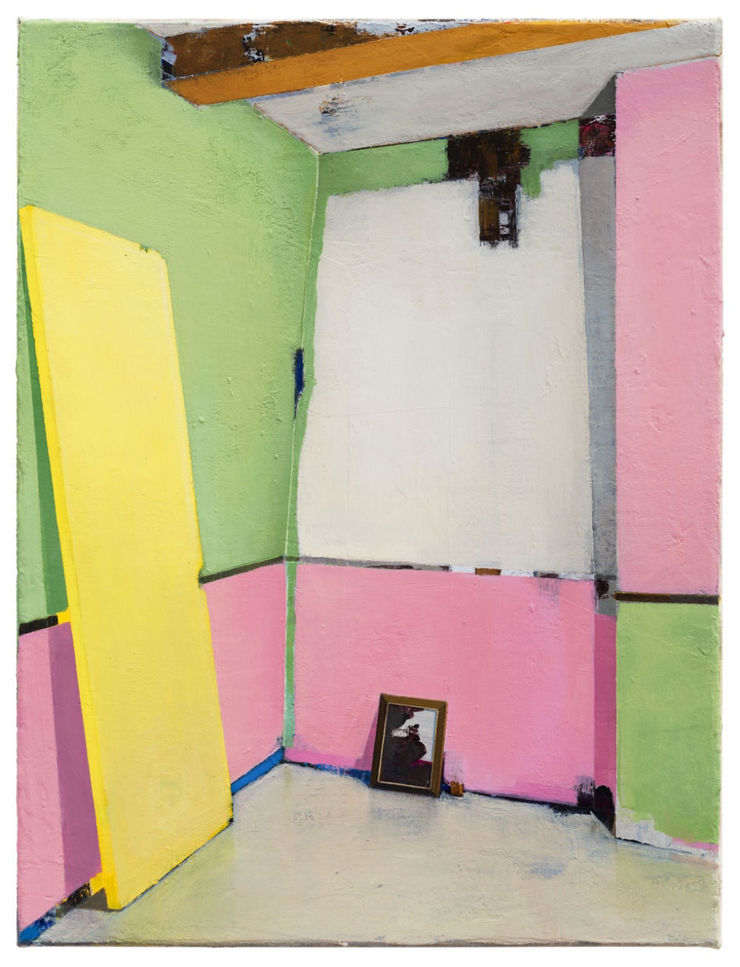 Carlos Sagrera - Old painting - 2016 - acrylverf op doek - 41 x 31 cm