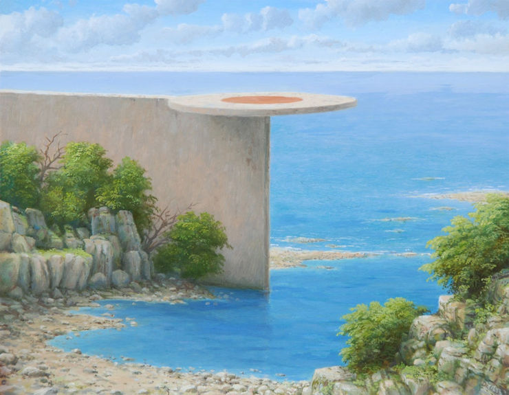 Hans Deuss - Hotspot - 2014 - olieverf op paneel - 14 x 18 cm