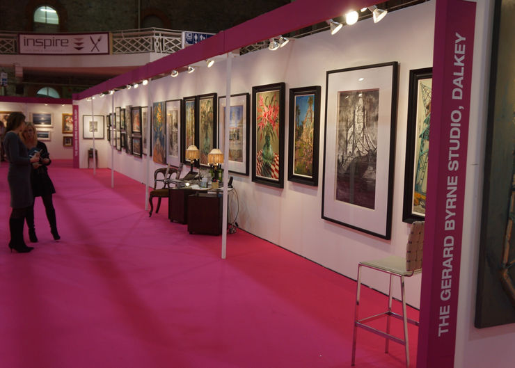 Gerard Byrne figurative oil painter exhibiting at Art Source 2014 RDS Dublin