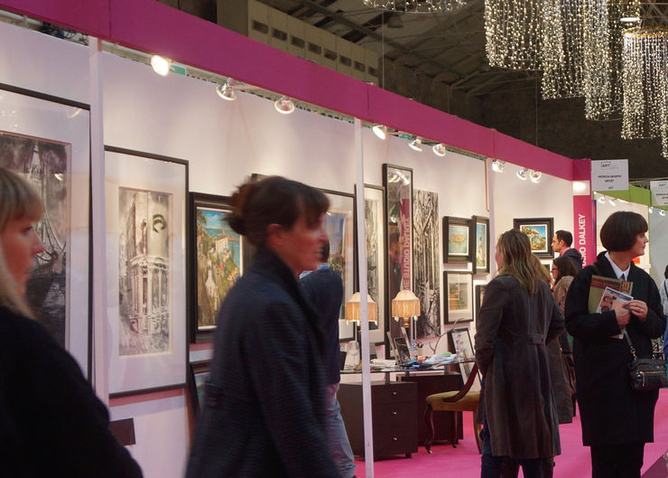 Gerard Byrne figurative oil painter exhibiting at Art Source 2014 RDS Dublin