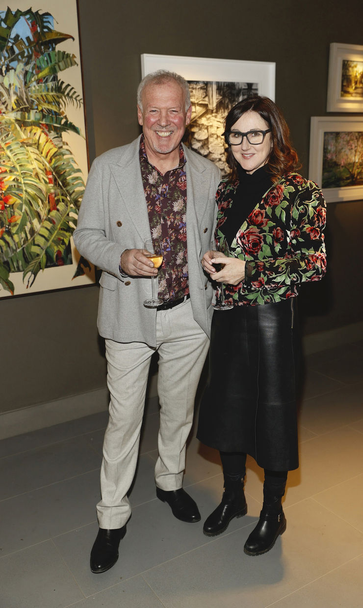 Gerard Byrne and Helen Kilmartin at the opening of the 'Botanical Fusion. Singapore to Dublin' Exhibition
