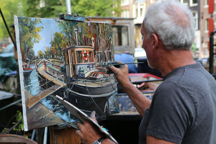 2016 09 03 Gerard Byrne Plein Air Painting Pintar Rapido Amsterdam Photo Credit Agata Byrne 4