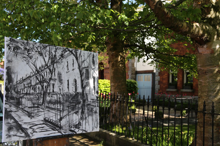 09 MAY 2020 ALBANY ROAD, RANELAGH, DUBLIN Beechwood Serenity, sketch photo: Agata Byrne
