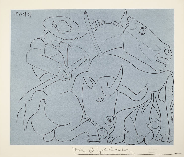 PABLO PICASSO, La Pique Cassée (Bloch 921), 1959