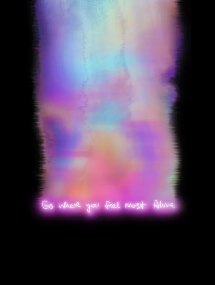 Go Where You Feel Most Alive - Rainbow Trail (Supersize)